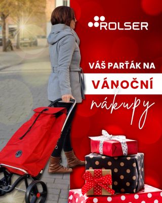 🎄🎁Vánoce začínají nákupy… ale ty nemusí být dřina! S taškou na kolečkách Rolser máte parťáka, který ulehčí každý váš krok....